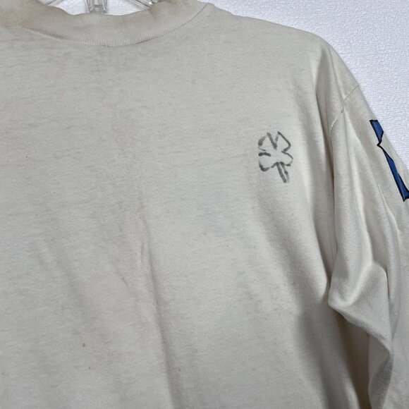 Yoko Racewear Long sleeve 100% Cotton XL VTG 90s Distressed Graphic Print Logo - Picture 7 of 16